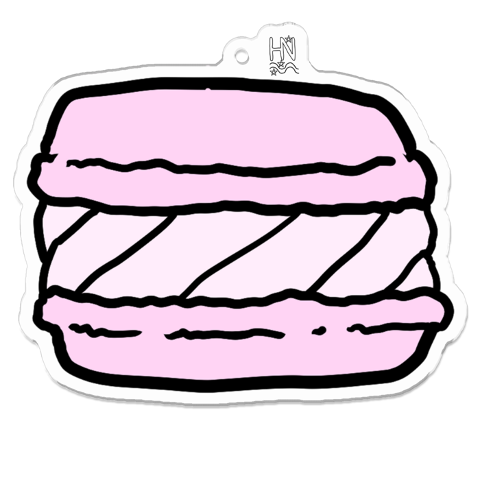 アクリルキーホルダー（コーティング） - 70 x 70 (mm)