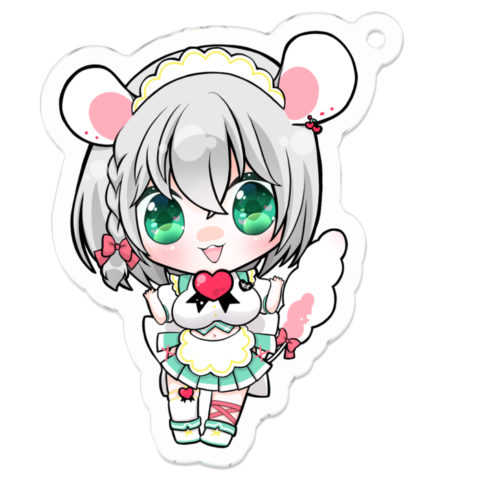 アクリルキーホルダー - 50 x 50 (mm)