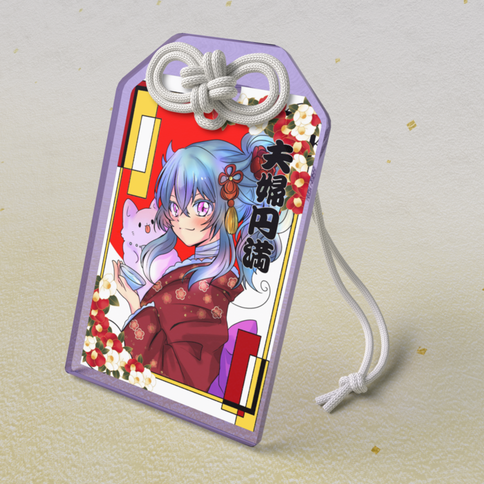 アクリルお守り - 50 × 80mm