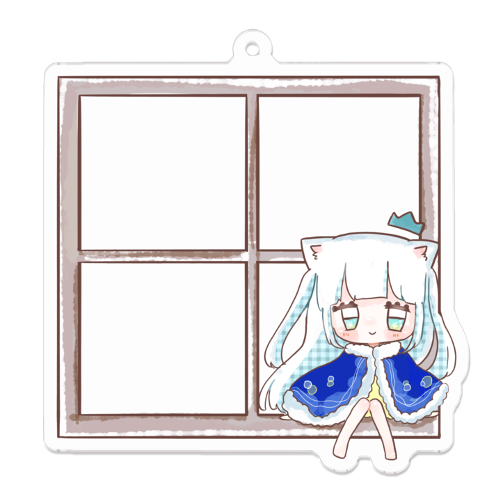 アクリルキーホルダー - 70 x 70 (mm)