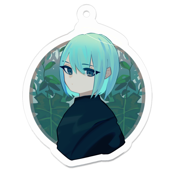 アクリルキーホルダー - 50 x 50 (mm)