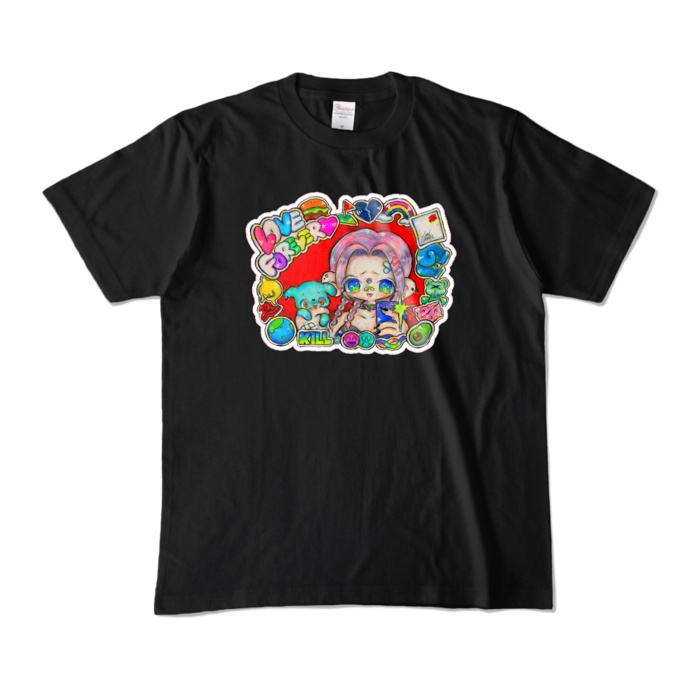 カラーTシャツ - M - ブラック (濃色)
