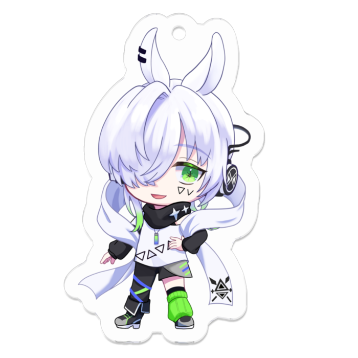 アクリルキーホルダー - 50 x 50 (mm)