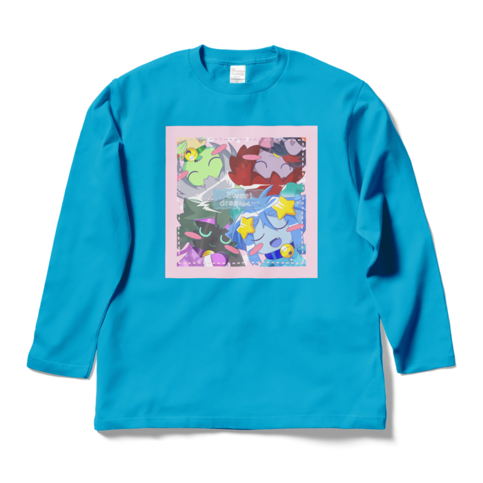 sweet dreams ロングスリーブTシャツ - L - ターコイズ