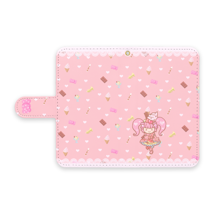 手帳型Androidケース - S - ストラップ穴 あり