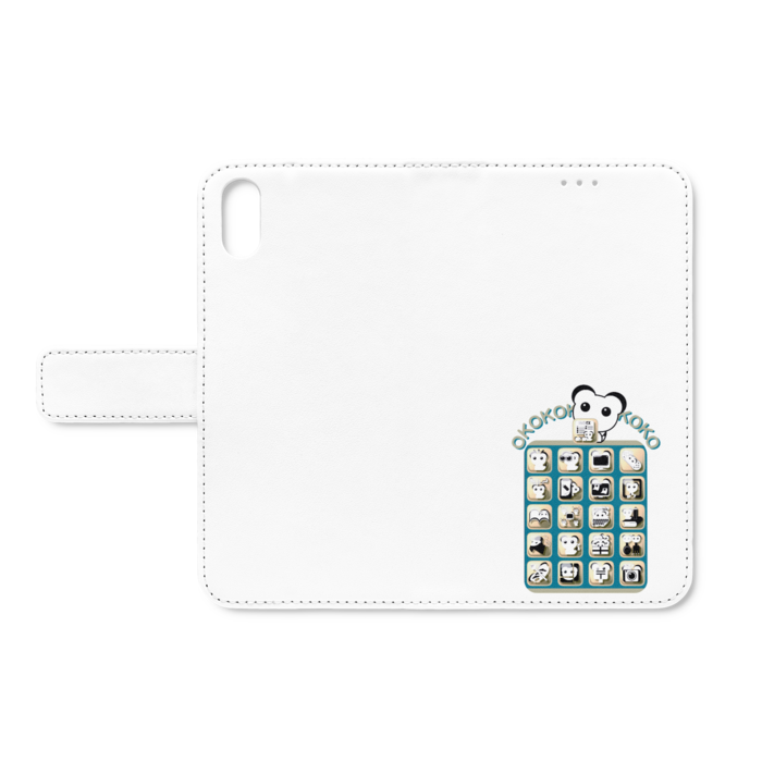 手帳型iPhoneケース - iPhone XS / X - ストラップ穴 なし