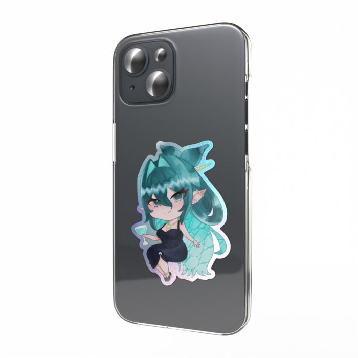 オーロラスマホステッカー - 縦