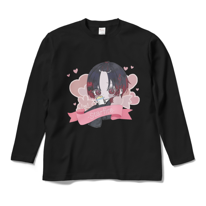 ロングスリーブTシャツ - M - ブラック