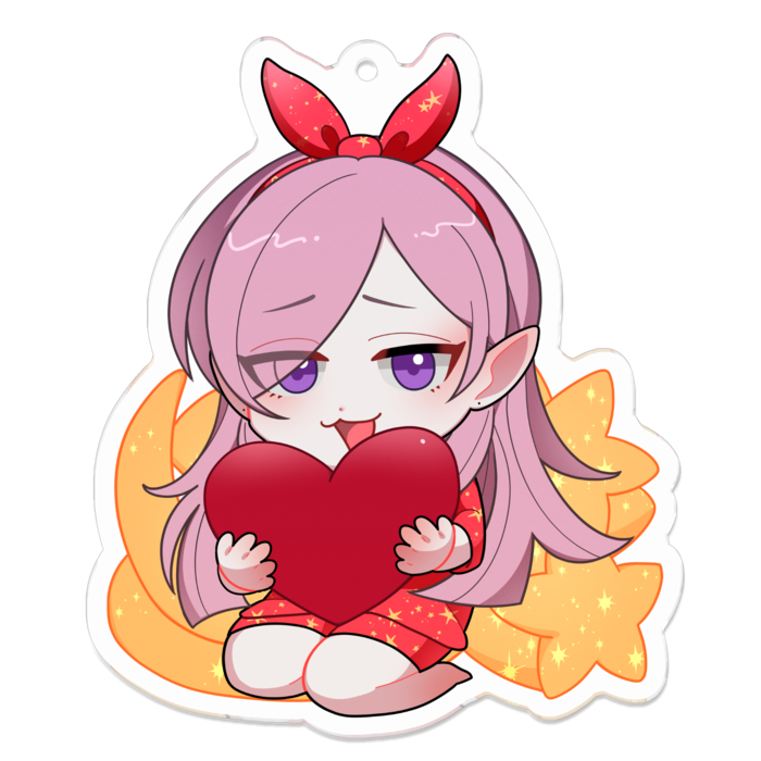 アクリルキーホルダー（コーティング） - 70 x 70 (mm)