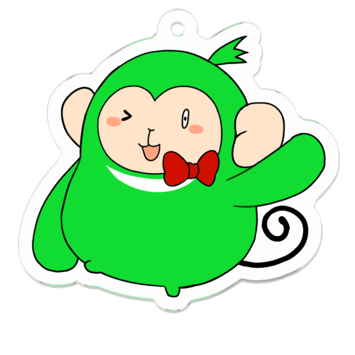 アクリルキーホルダー（コーティング） - 50 x 50 (mm)