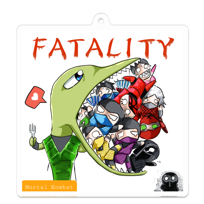 アクリルキーホルダー - 70 x 70 (mm)