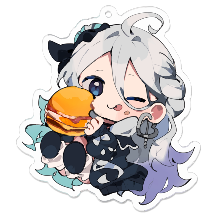 アクリルキーホルダー（コーティング） - 70 x 70 (mm)