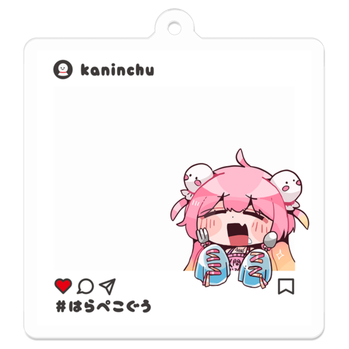 アクリルキーホルダー - 50 x 50 (mm)