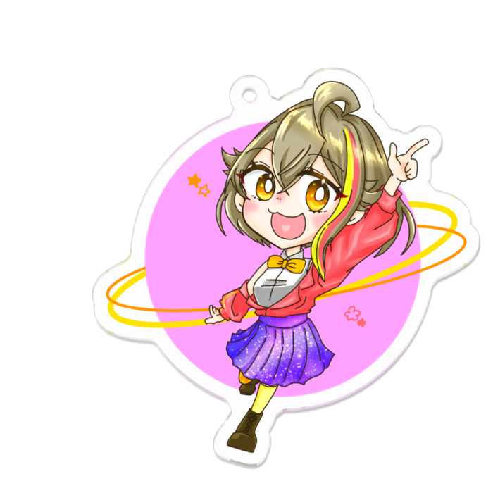 アクリルキーホルダー - 70 x 70 (mm)