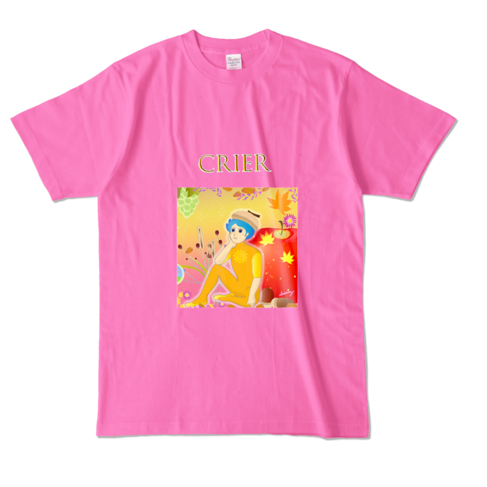 カラーTシャツ - L - ピンク (濃色)