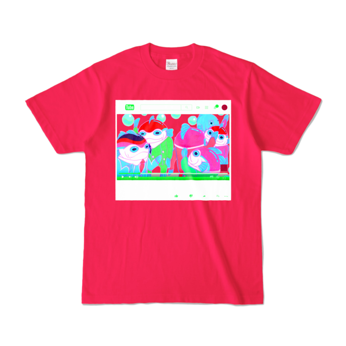 カラーTシャツ - S - ホットピンク (濃色)