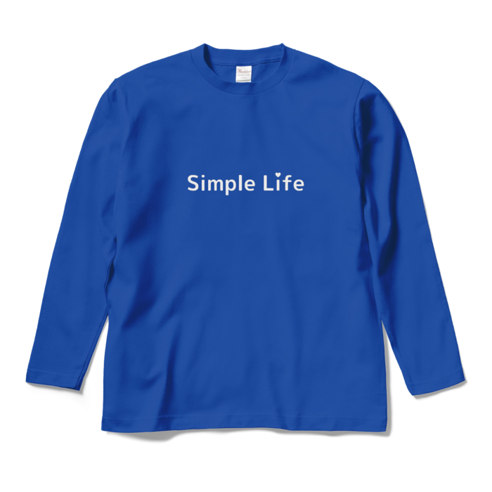 ロングスリーブTシャツ❤　青色　M