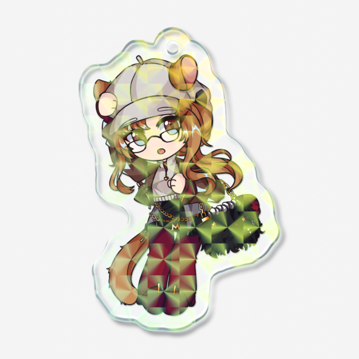 ホログラムアクリルキーホルダー - 50 × 50mm(1)