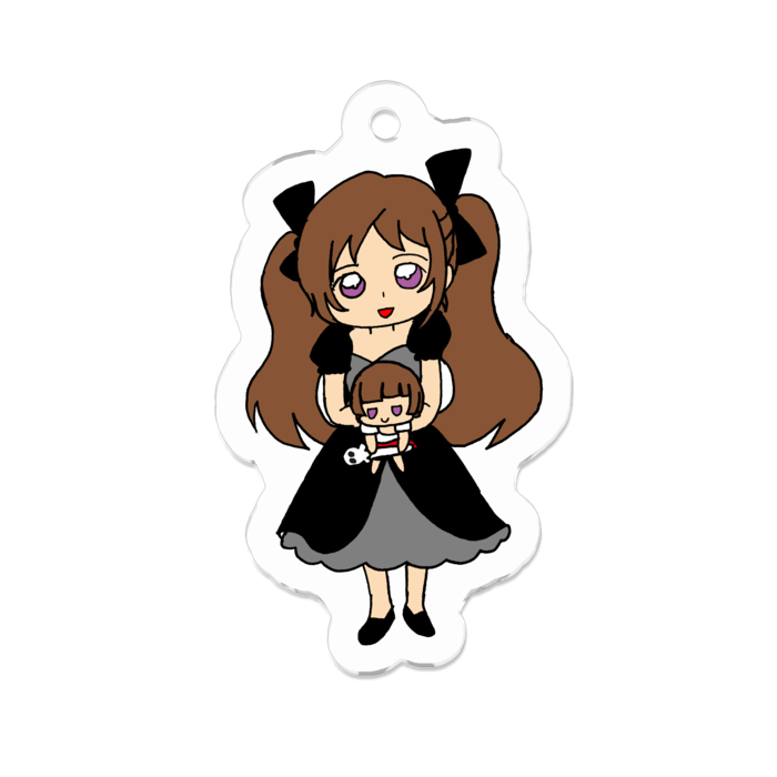 アクリルキーホルダー - 50 x 50 (mm)