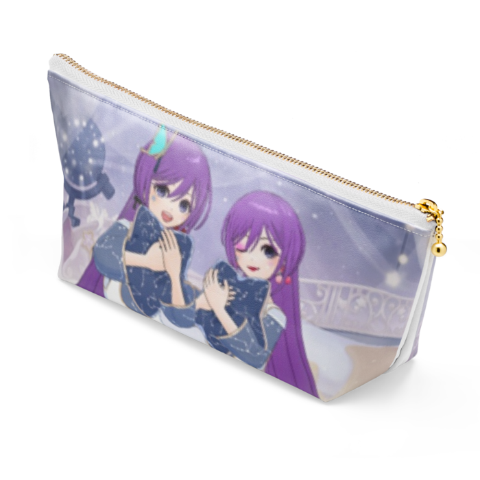 ポーチ - 長さ21.5cm / 高さ10cm - ホワイト