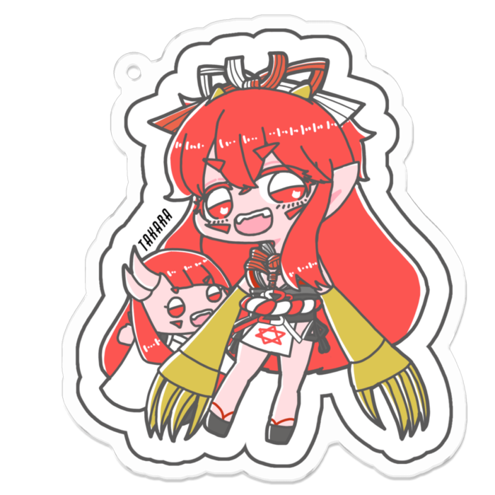 アクリルキーホルダー - 70 x 70 (mm)