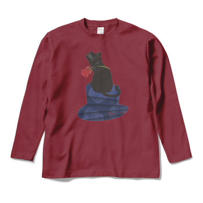 ロングスリーブTシャツ - M - バーガンディ