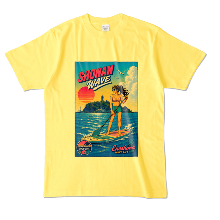 カラーTシャツ - L - イエロー (濃色)