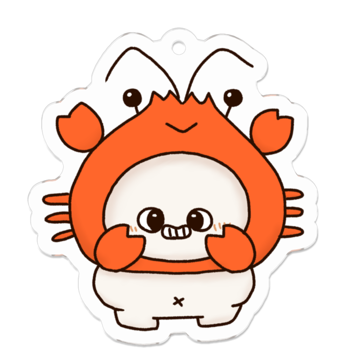 アクリルキーホルダー - 50 x 50 (mm)