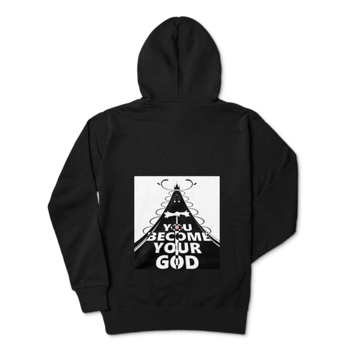 ジップパーカー - L - ブラック