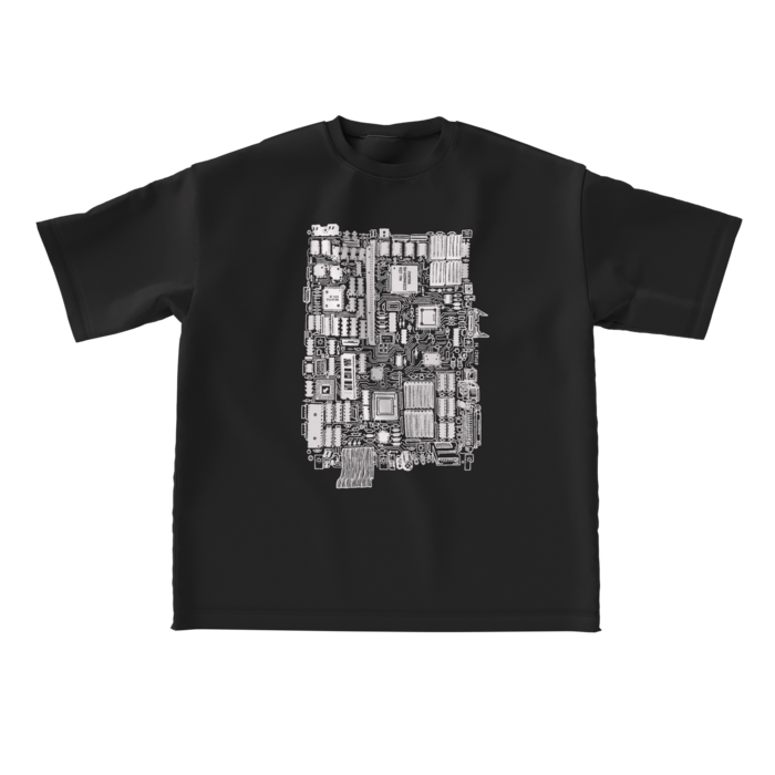 ビッグシルエットTシャツ - L -