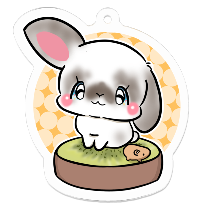 アクリルキーホルダー - 50 x 50 (mm)