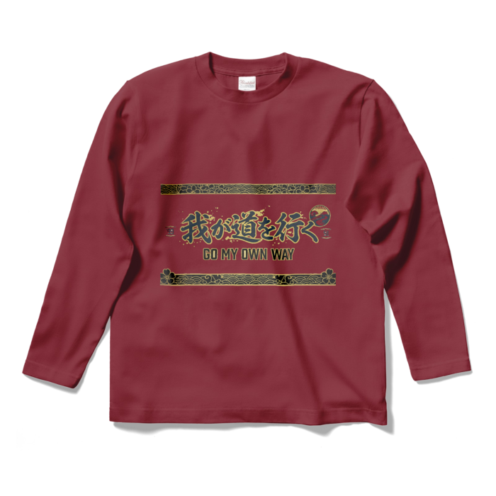 ロングスリーブTシャツ - S - バーガンディ