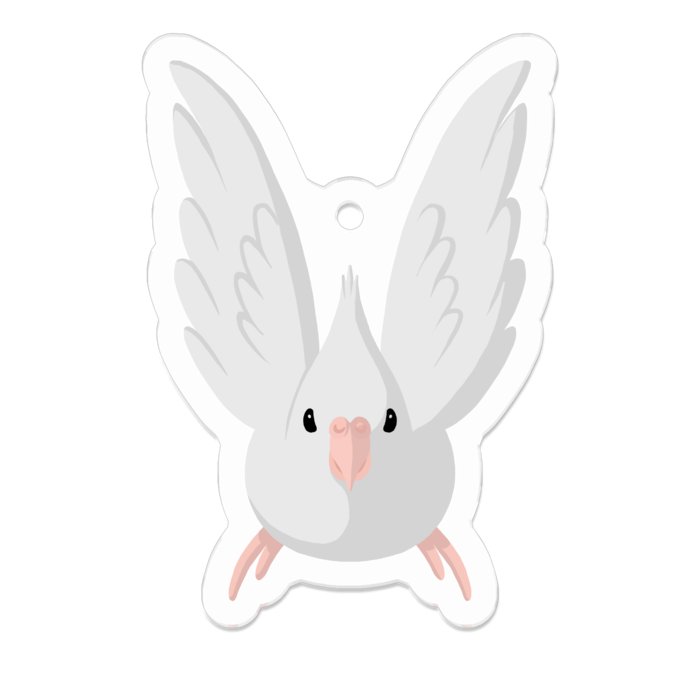 アクリルキーホルダー - 50 x 50 (mm)