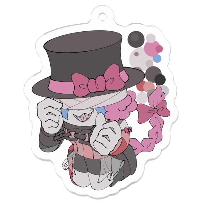 アクリルキーホルダー - 50 x 50 (mm)