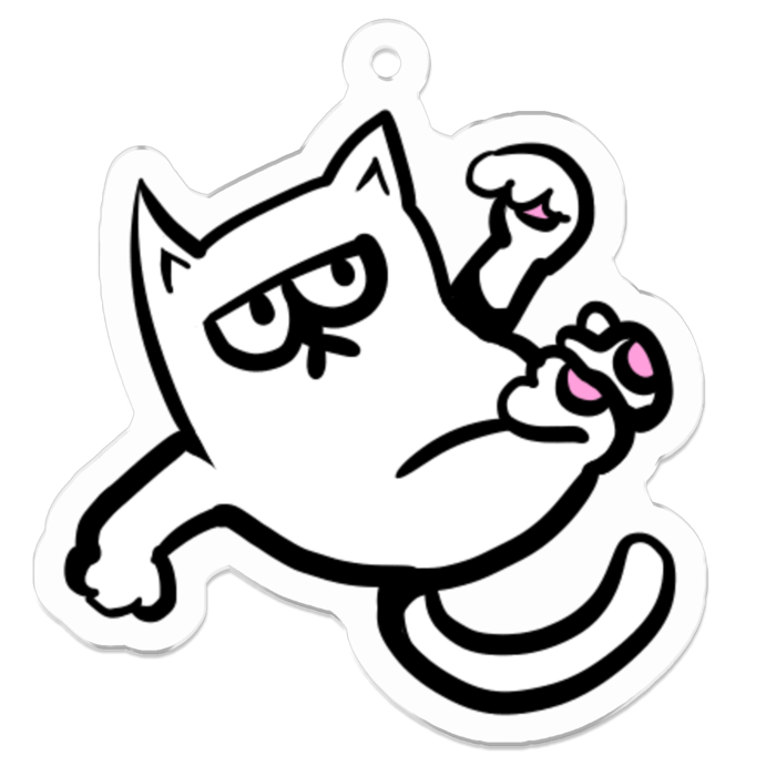 アクリルキーホルダー - 50 x 50 (mm)