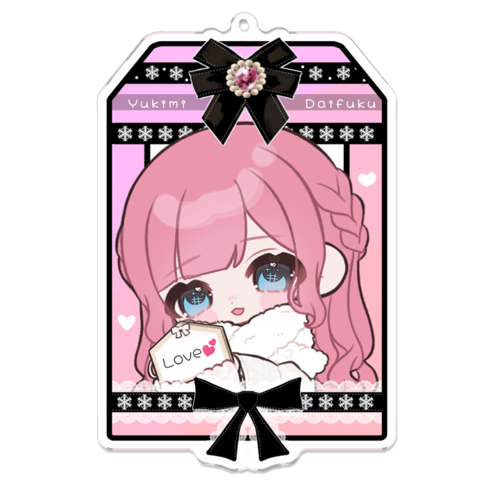 アクリルキーホルダー - 100 x 100 (mm)