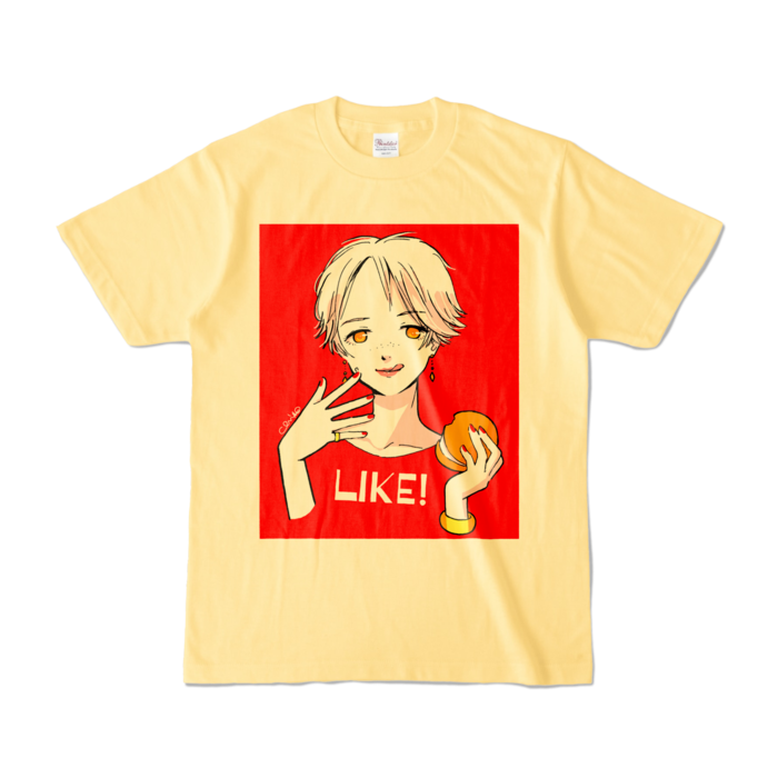 カラーTシャツ - S - ライトイエロー (淡色)