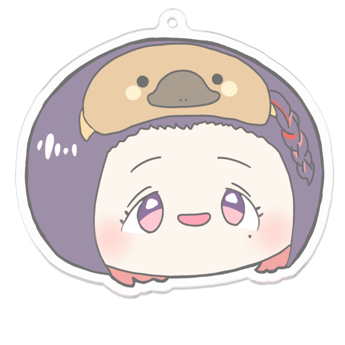 アクリルキーホルダー（コーティング） - 70 x 70 (mm)