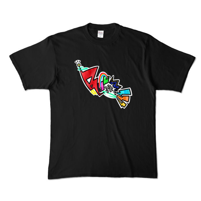 カラーTシャツ - XL - ブラック (濃色)