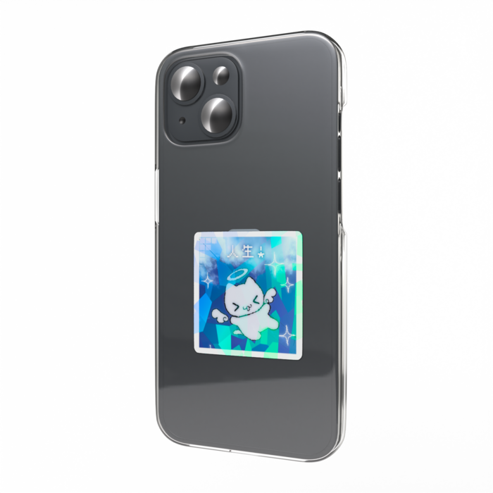 ホログラムスマホステッカー - 縦