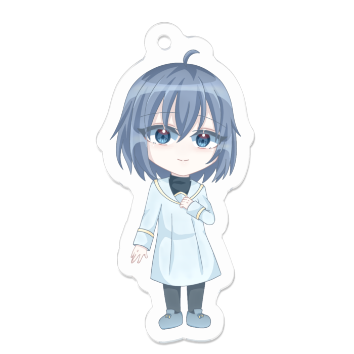 天稚燐灰アクリルキーホルダー - 50 x 50 (mm)