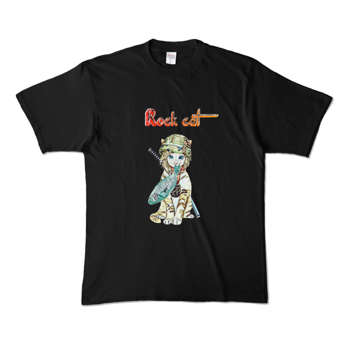 カラーTシャツ - XL - ブラック (濃色)