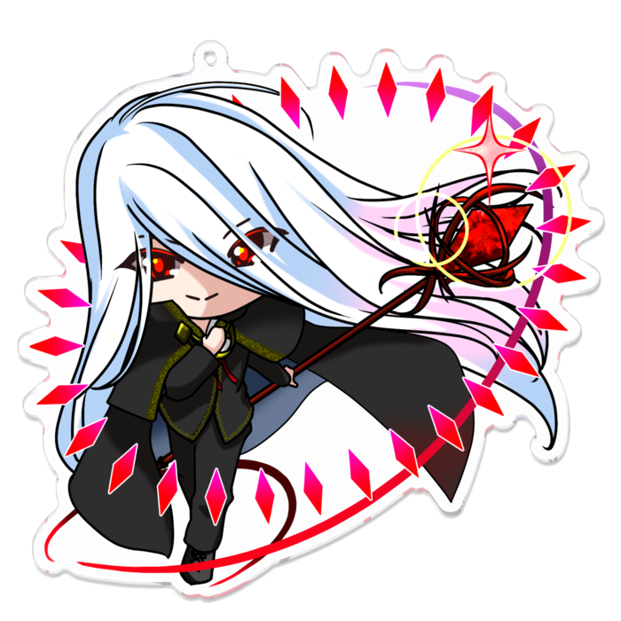 アクリルキーホルダー - 100 x 100 (mm)