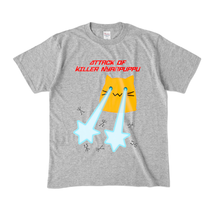 カラーTシャツ - M - 杢グレー (濃色)