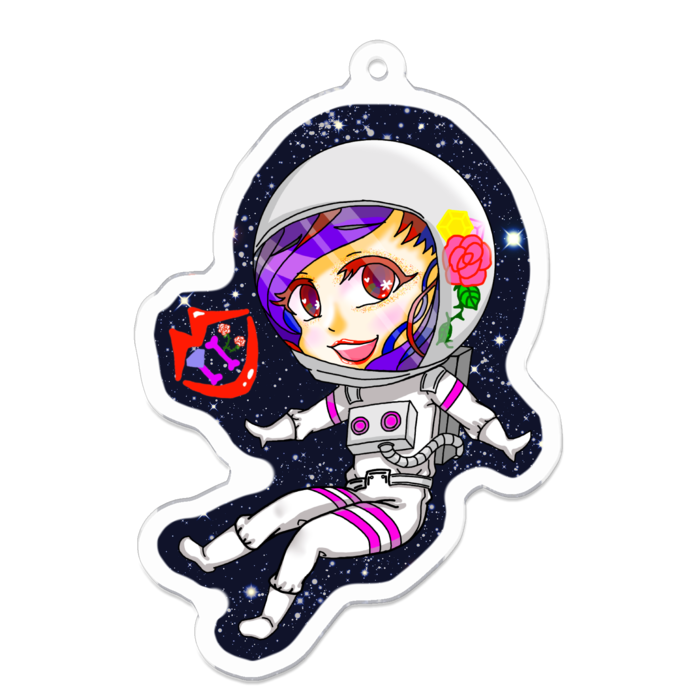 アクリルキーホルダー - 70 x 70 (mm)