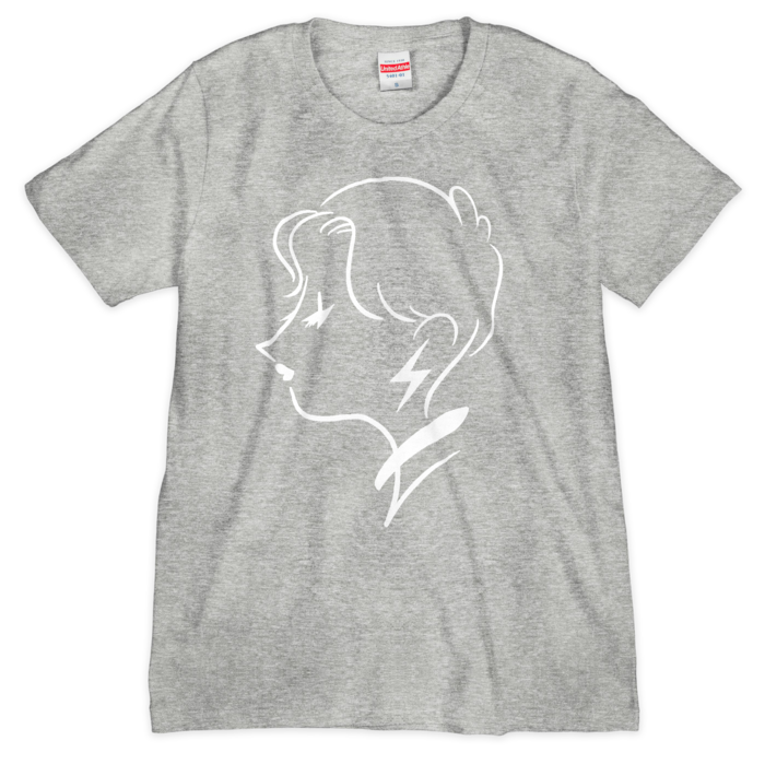 RAITA MAMA シルクスクリーンTシャツ - S - グレー