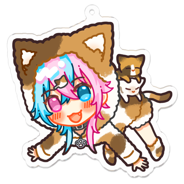 アクリルキーホルダー - 70 x 70 (mm)