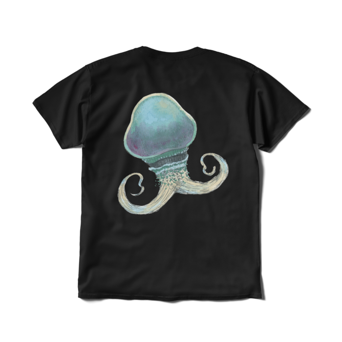 Tシャツ（短納期） - L - ブラック　海月