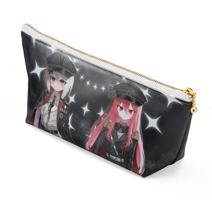 ポーチ - 長さ21.5cm / 高さ10cm - ホワイト