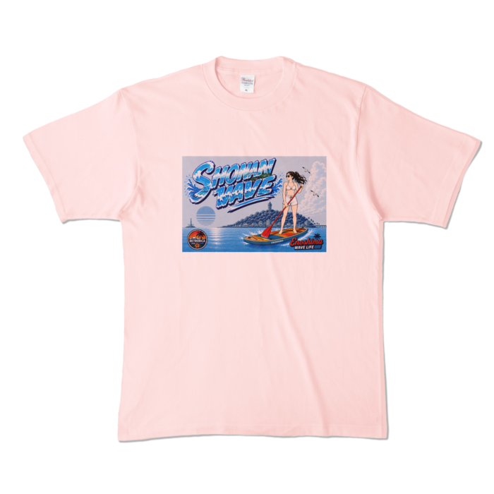 カラーTシャツ - XL - ライトピンク (淡色)